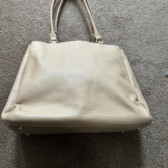 Kate Spade Beige Leather Tote Bag - Picture 6 of 10